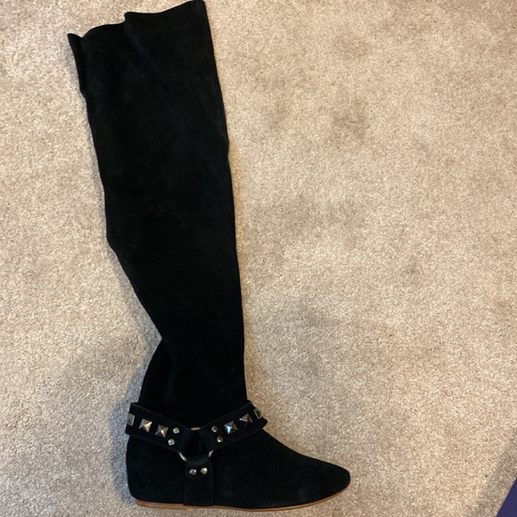 NEVER WORN Charlie my Love over the knee boot in black suede - Picture 2 of 5